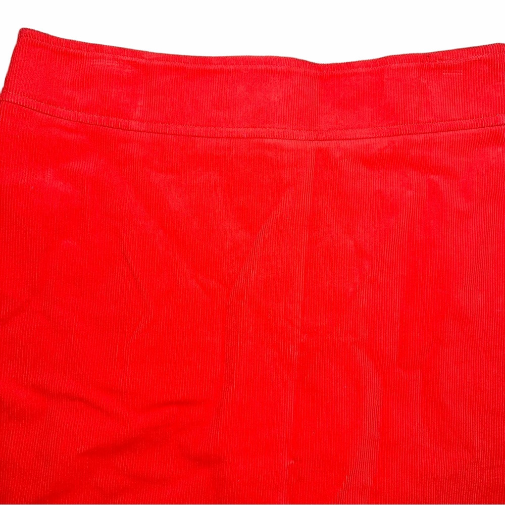 NWT J. Crew Mini Skirt Corduroy Sunset Red Gold 100% Cotton Size 4 - Picture 6 of 13
